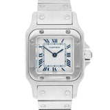 Cartier Santos Galbée W20056D6/1565 24mm Stainless Steel Silver-Tone Dial Ladies Watch