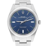 Rolex Oyster Perpetual 114300 39mm Blue Dial Stainless Steel Oyster Bracelet Watch