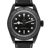 Tudor Black Bay 79210CNU-0001 41mm Black Ceramic Leather Strap