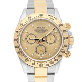 Rolex Cosmograph Daytona 116523 Champagne Dial Two-Tone Mens Watch