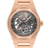 Girard-Perregaux Laureato Skeleton Rose Gold Bracelet Watch Ref. 81015