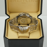 Breitling Navitimer A24322 42mm Stainless Steel Black Dial Automatic Watch with Box and Papers