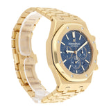 Audemars Piguet Royal Oak Chronograph 26320BA.OO.1220BA.02 41mm Yellow Gold Blue Dial Watch 2017
