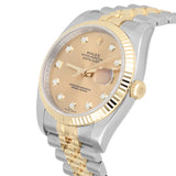 Rolex Datejust 36 116233 Champagne Diamond Dial Two-Tone Jubilee Bracelet Watch