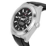 Rolex Sky-Dweller 42mm White Gold Black Dial Oysterflex Strap 336239-0002