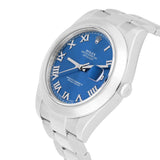 Rolex Datejust II 116300-0004 41mm Stainless Steel Blue Roman Dial Oyster Bracelet