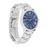 Cartier Ronde Solo XL Blue Dial Automatic Steel Watch WSRN0023 with Papers