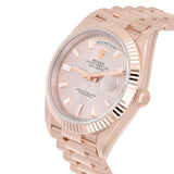 Rolex Day-Date 228235-0004 40mm Everose Gold Sundust Diamond Dial