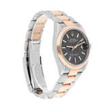Rolex Datejust 36 126201-0014 Rose Gold and Steel Dark Rhodium Dial Domed Bezel Oyster Bracelet
