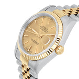 Rolex Datejust 36 Two-Tone Champagne Dial Jubilee Bracelet Ref 16233 circa 1996