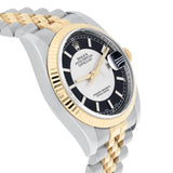 Rolex Datejust 36 Reference 116233 Stainless Steel and Yellow Gold Jubilee Tuxedo Index Dial