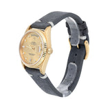 Rolex Day-Date 18238 36mm 18K Yellow Gold Fluted Bezel Champagne Diamond Dial