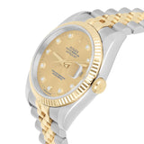 Rolex Datejust 36 Two-Tone 116233 Champagne Diamond Dial Jubilee Bracelet