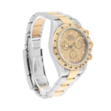 Rolex Cosmograph Daytona 116523 Champagne Dial Two-Tone Mens Watch