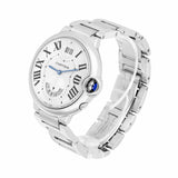 Cartier Ballon Bleu 38mm Stainless Steel Two Timezone Quartz Watch W6920011