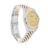 Rolex Datejust 36 Reference 16013 Two-Tone Champagne Linen Dial Jubilee Bracelet circa 1981