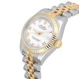 Rolex Datejust 26mm Ref. 179173 Two-Tone Ladies Watch with White Roman Dial and Jubilee Bracelet