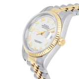 Rolex Datejust 36 Two-Tone White Roman Dial Jubilee Bracelet Ref. 16233