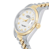 Rolex Datejust 36 Reference 16233 Two-Tone White Arabic Dial Jubilee Bracelet Circa 2000