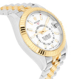 Rolex Sky-Dweller 336933-0006 42mm Two-Tone Jubilee Bracelet White Dial