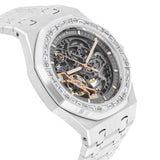 Audemars Piguet Royal Oak 15412BC.ZZ.1220BC.01 41mm Skeleton Dial Diamond Bezel White Gold