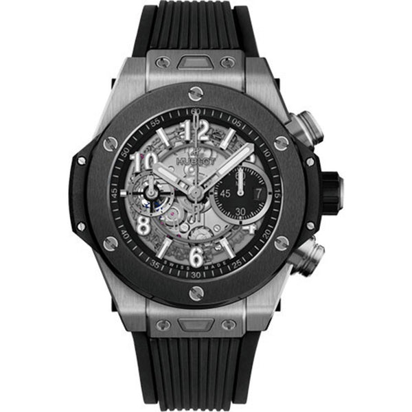 Hublot Big Bang Unico Titanium 421.NM.1170.RX Skeleton Dial Black Rubber Strap