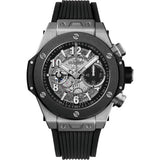Hublot Big Bang Unico Titanium 421.NM.1170.RX Skeleton Dial Black Rubber Strap