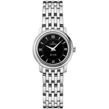 Omega De Ville Prestige 424.10.24.60.01.001 Stainless Steel 24.4mm Black Dial