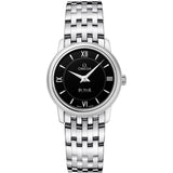 Omega De Ville Prestige 424.10.27.60.01.001 27.4mm Stainless Steel Black Dial