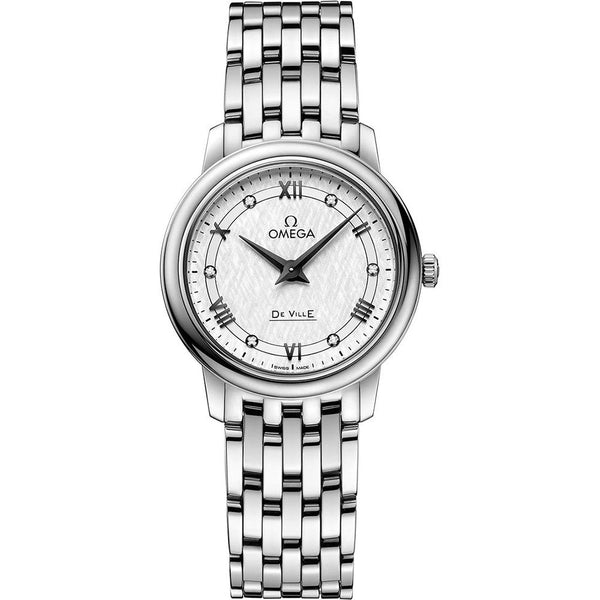 Omega De Ville Prestige 424.10.27.60.52.002 Stainless Steel 27.4mm Quartz Watch