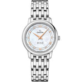 Omega De Ville Prestige 424.10.27.60.55.001 Stainless Steel 27.4mm Mother-of-Pearl Dial