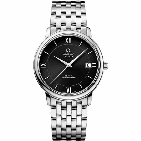 Omega De Ville Prestige Co-Axial 424.10.37.20.01.001 Stainless Steel 36.8mm Black Dial