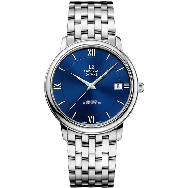 Omega De Ville Prestige Co-Axial 424.10.37.20.03.001 36.8mm Stainless Steel Blue Dial