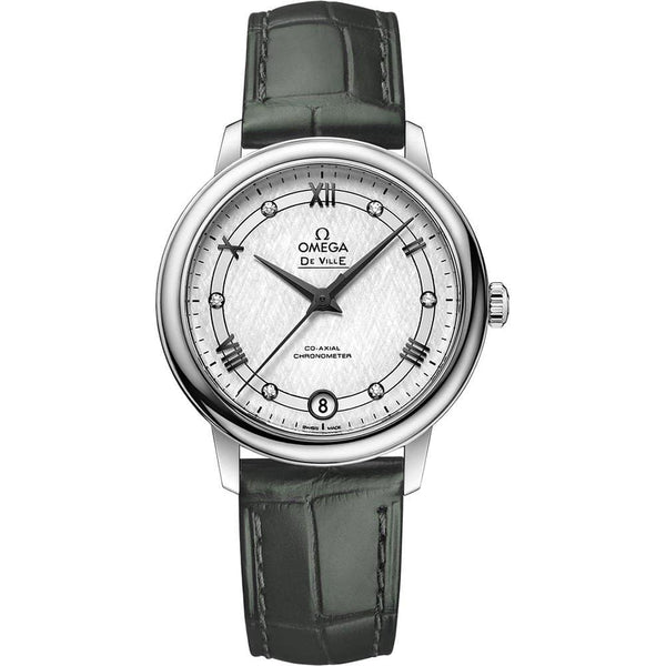 Omega De Ville Prestige Co-Axial 424.13.33.20.52.002 32.7mm Stainless Steel White Dial