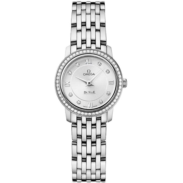 Omega De Ville Prestige 424.15.24.60.52.001 Stainless Steel 24.4mm Quartz