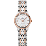 Omega De Ville Prestige 424.20.24.60.05.002 24.4mm Two-Tone Quartz Watch