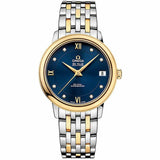 Omega De Ville Prestige Co-Axial 424.20.33.20.53.002 32.7mm Blue Dial Two-Tone