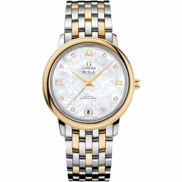 Omega De Ville Prestige Co-Axial 424.20.33.20.55.002 32.7mm Two-Tone Women's Watch