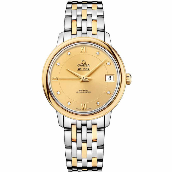 Omega De Ville Prestige Co-Axial 424.20.33.20.58.001 32.7mm Two-Tone