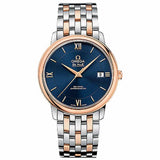 Omega De Ville Prestige Co-Axial 424.20.37.20.03.002 in Stainless Steel and Rose Gold with Blue Dial
