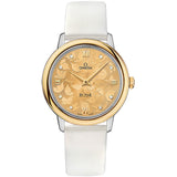 Omega De Ville Prestige 424.22.33.60.58.001 Two-Tone 32.7mm Champagne Dial