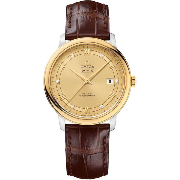 Omega De Ville Prestige Co-Axial 424.23.40.20.58.001 in Stainless Steel and Rose Gold