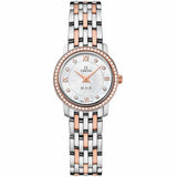 Omega De Ville Prestige 424.25.24.60.55.002 24.4mm Two-Tone Rose Gold Women's Watch