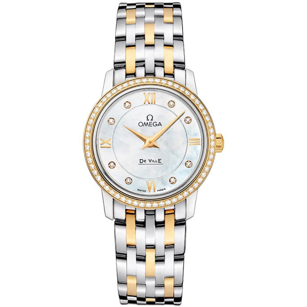 Omega De Ville Prestige 424.25.27.60.55.001 27.4mm Two-Tone Ladies Watch