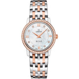 Omega De Ville Prestige 424.25.27.60.55.002 27.4mm Rose Gold Mother-of-Pearl