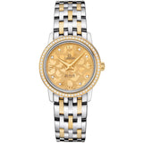 Omega De Ville Prestige 424.25.27.60.58.002 Two-Tone 27.4mm Quartz Watch