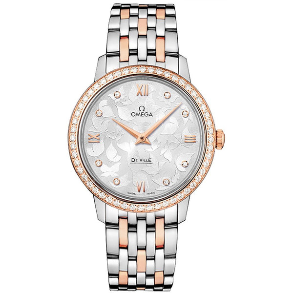 Omega De Ville Prestige 424.25.33.60.52.001 32.7mm Two-Tone Quartz Watch