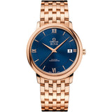 Omega De Ville Prestige Co-Axial 424.50.37.20.03.002 in 18kt Rose Gold with Blue Dial