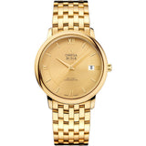 Omega De Ville Prestige Co-Axial 424.50.37.20.08.001 in 18K Yellow Gold, 36.8mm