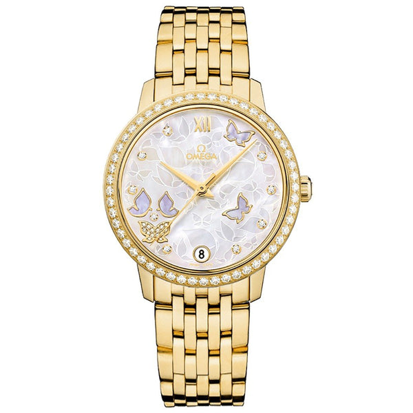 Omega De Ville Prestige Co-Axial 424.55.33.20.55.005 32.7mm 18kt Yellow Gold